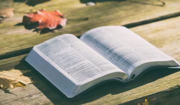 Photo of Bible by Pexels via Pixabay.